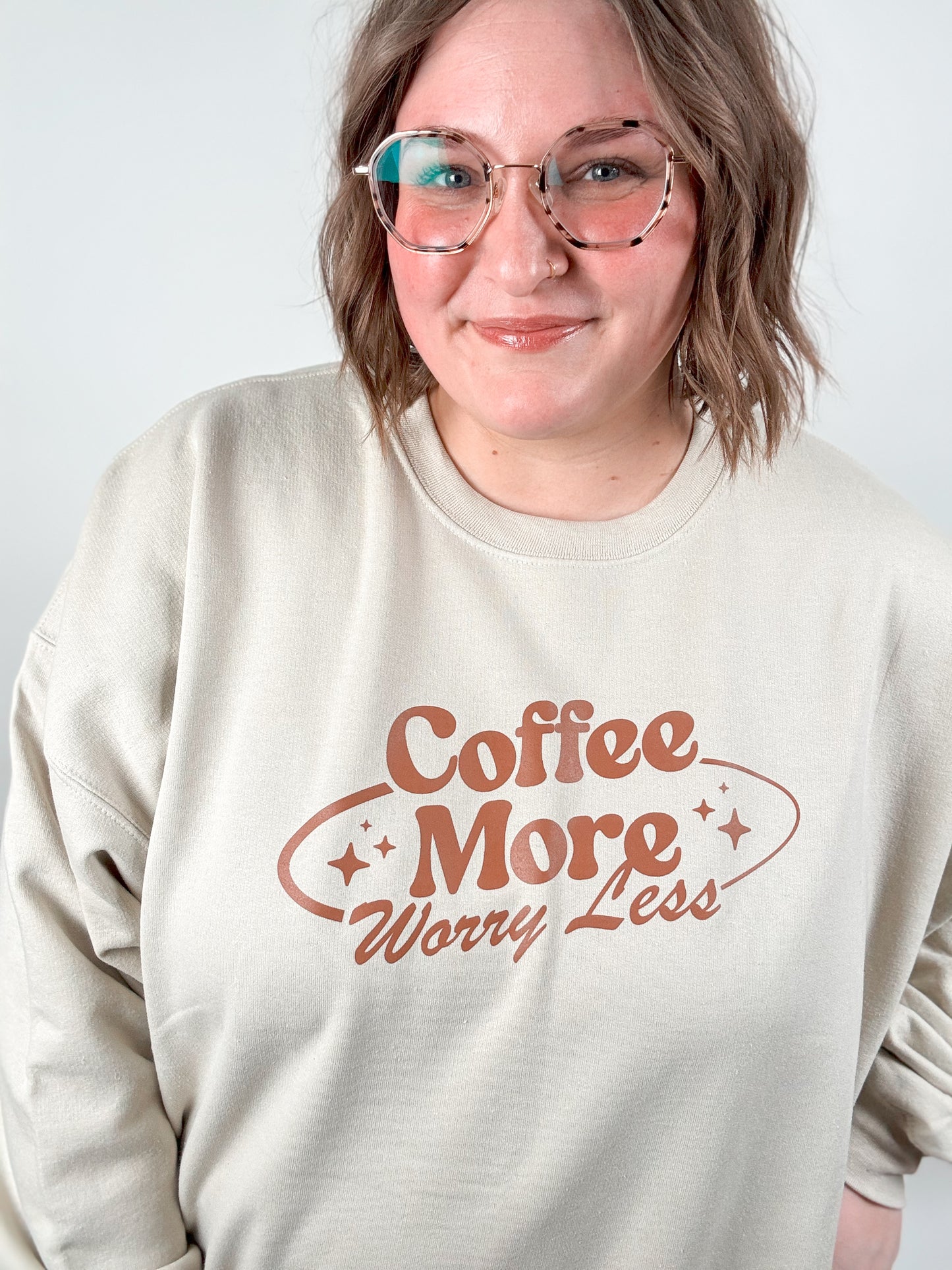 Coffee More Worry Less Sweatshirt