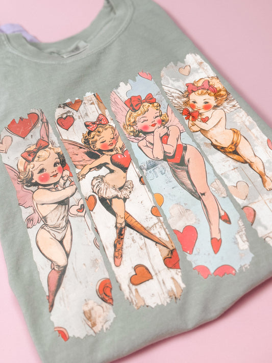 Vintage Cupids Graphic Tee