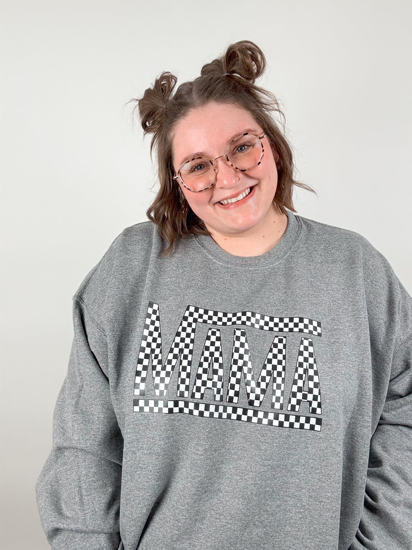 Checkered Mama Sweatshirt